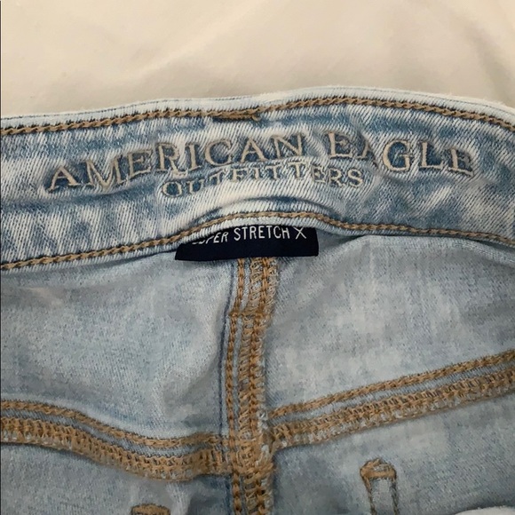 American Eagle Ripped Super Stretch Skinny Jeans - Picture 3 of 8